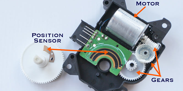 Blend Door Actuator PCB